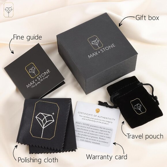 🆕 Women Gold Wedding Band Ring Rose Thin Stacking Solid Stone Existing Jewelry - Picture 6 of 6